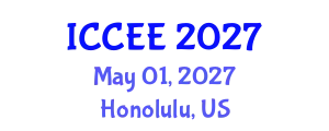 International Conference on Civil and Environmental Engineering (ICCEE) May 01, 2027 - Honolulu, United States