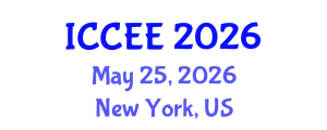 International Conference on Civil and Environmental Engineering (ICCEE) May 25, 2026 - New York, United States