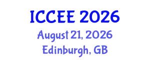 International Conference on Civil and Environmental Engineering (ICCEE) August 21, 2026 - Edinburgh, United Kingdom