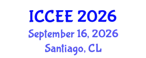 International Conference on Civil and Environmental Engineering (ICCEE) September 16, 2026 - Santiago, Chile
