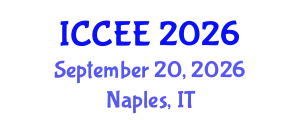International Conference on Civil and Environmental Engineering (ICCEE) September 20, 2026 - Naples, Italy
