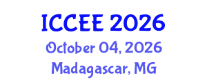 International Conference on Civil and Environmental Engineering (ICCEE) October 04, 2026 - Madagascar, Madagascar