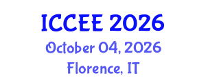 International Conference on Civil and Environmental Engineering (ICCEE) October 04, 2026 - Florence, Italy