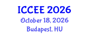International Conference on Civil and Environmental Engineering (ICCEE) October 18, 2026 - Budapest, Hungary