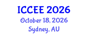 International Conference on Civil and Environmental Engineering (ICCEE) October 18, 2026 - Sydney, Australia