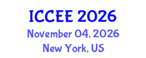 International Conference on Civil and Environmental Engineering (ICCEE) November 04, 2026 - New York, United States