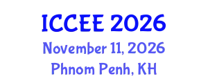 International Conference on Civil and Environmental Engineering (ICCEE) November 11, 2026 - Phnom Penh, Cambodia