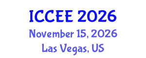 International Conference on Civil and Environmental Engineering (ICCEE) November 15, 2026 - Las Vegas, United States