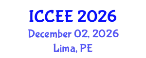 International Conference on Civil and Environmental Engineering (ICCEE) December 02, 2026 - Lima, Peru