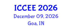 International Conference on Civil and Environmental Engineering (ICCEE) December 09, 2026 - Goa, India