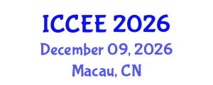 International Conference on Civil and Environmental Engineering (ICCEE) December 09, 2026 - Macau, China