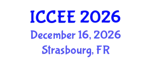 International Conference on Civil and Environmental Engineering (ICCEE) December 16, 2026 - Strasbourg, France