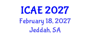 International Conference on Architectural Engineering and Designing (ICAE) February 18, 2027 - Jeddah, Saudi Arabia