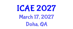 International Conference on Architectural Engineering and Designing (ICAE) March 17, 2027 - Doha, Qatar