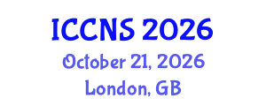 International Conference on Cryptography and Network Security (ICCNS) October 21, 2026 - London, United Kingdom