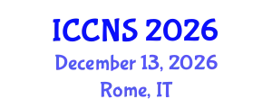 International Conference on Cryptography and Network Security (ICCNS) December 13, 2026 - Rome, Italy