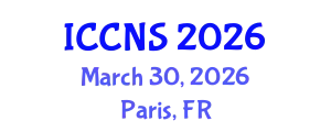 International Conference on Cryptography and Network Security (ICCNS) March 30, 2026 - Paris, France