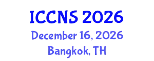 International Conference on Cryptography and Network Security (ICCNS) December 16, 2026 - Bangkok, Thailand