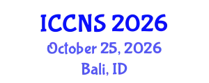 International Conference on Cryptography and Network Security (ICCNS) October 25, 2026 - Bali, Indonesia