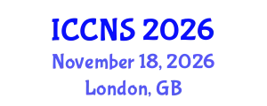International Conference on Cryptography and Network Security (ICCNS) November 18, 2026 - London, United Kingdom