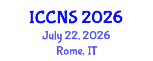 International Conference on Cryptography and Network Security (ICCNS) July 22, 2026 - Rome, Italy