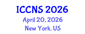International Conference on Cryptography and Network Security (ICCNS) April 20, 2026 - New York, United States