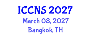 International Conference on Cryptography and Network Security (ICCNS) March 08, 2027 - Bangkok, Thailand