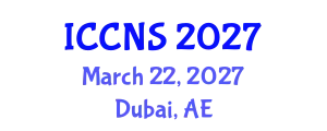 International Conference on Cryptography and Network Security (ICCNS) March 22, 2027 - Dubai, United Arab Emirates