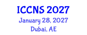 International Conference on Cryptography and Network Security (ICCNS) January 28, 2027 - Dubai, United Arab Emirates