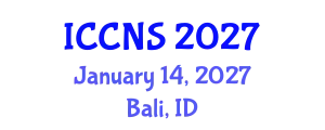 International Conference on Cryptography and Network Security (ICCNS) January 14, 2027 - Bali, Indonesia