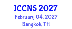 International Conference on Cryptography and Network Security (ICCNS) February 04, 2027 - Bangkok, Thailand