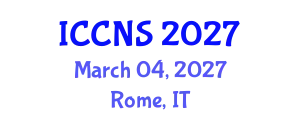 International Conference on Cryptography and Network Security (ICCNS) March 04, 2027 - Rome, Italy