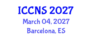 International Conference on Cryptography and Network Security (ICCNS) March 04, 2027 - Barcelona, Spain
