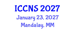 International Conference on Cryptography and Network Security (ICCNS) January 23, 2027 - Mandalay, Myanmar
