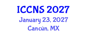 International Conference on Cryptography and Network Security (ICCNS) January 23, 2027 - Cancún, Mexico