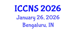 International Conference on Cryptography and Network Security (ICCNS) January 26, 2026 - Bengaluru, India