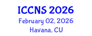 International Conference on Cryptography and Network Security (ICCNS) February 02, 2026 - Havana, Cuba