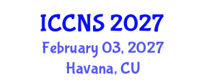 International Conference on Cryptography and Network Security (ICCNS) February 03, 2027 - Havana, Cuba