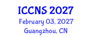 International Conference on Cryptography and Network Security (ICCNS) February 03, 2027 - Guangzhou, China