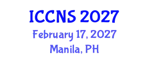 International Conference on Cryptography and Network Security (ICCNS) February 17, 2027 - Manila, Philippines