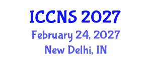 International Conference on Cryptography and Network Security (ICCNS) February 24, 2027 - New Delhi, India