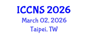 International Conference on Cryptography and Network Security (ICCNS) March 02, 2026 - Taipei, Taiwan