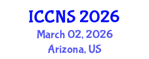 International Conference on Cryptography and Network Security (ICCNS) March 02, 2026 - Arizona, United States