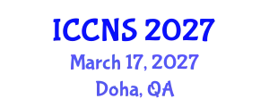 International Conference on Cryptography and Network Security (ICCNS) March 17, 2027 - Doha, Qatar