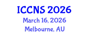 International Conference on Cryptography and Network Security (ICCNS) March 16, 2026 - Melbourne, Australia