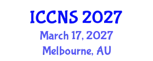 International Conference on Cryptography and Network Security (ICCNS) March 17, 2027 - Melbourne, Australia