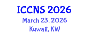 International Conference on Cryptography and Network Security (ICCNS) March 23, 2026 - Kuwait, Kuwait