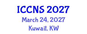 International Conference on Cryptography and Network Security (ICCNS) March 24, 2027 - Kuwait, Kuwait