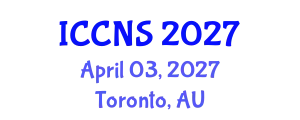 International Conference on Cryptography and Network Security (ICCNS) April 03, 2027 - Toronto, Australia