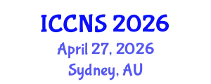 International Conference on Cryptography and Network Security (ICCNS) April 27, 2026 - Sydney, Australia